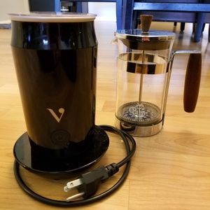 Starbucks Verismo Milk Frother and French Press